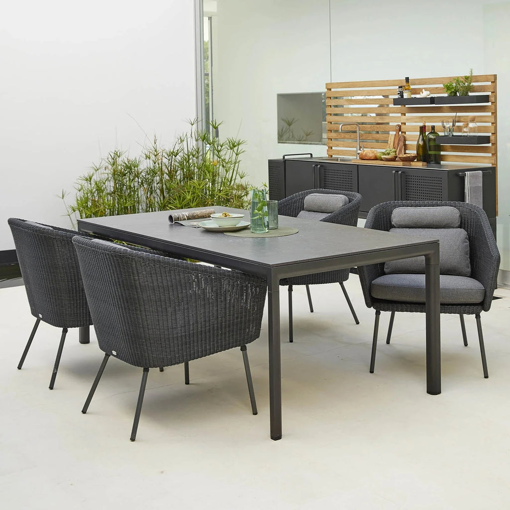 DROP - Outdoor Ceramic Dining Table - Cane-Line | Milola