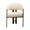Beige bouclé (SIMPLE BEIGE) with antique brass legs