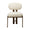 Beige bouclé (SIMPLE BEIGE) with antique brass legs