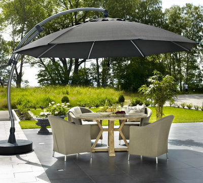 EASY SUN - Extra Large Parasol - in Grey  - Suns | Milola