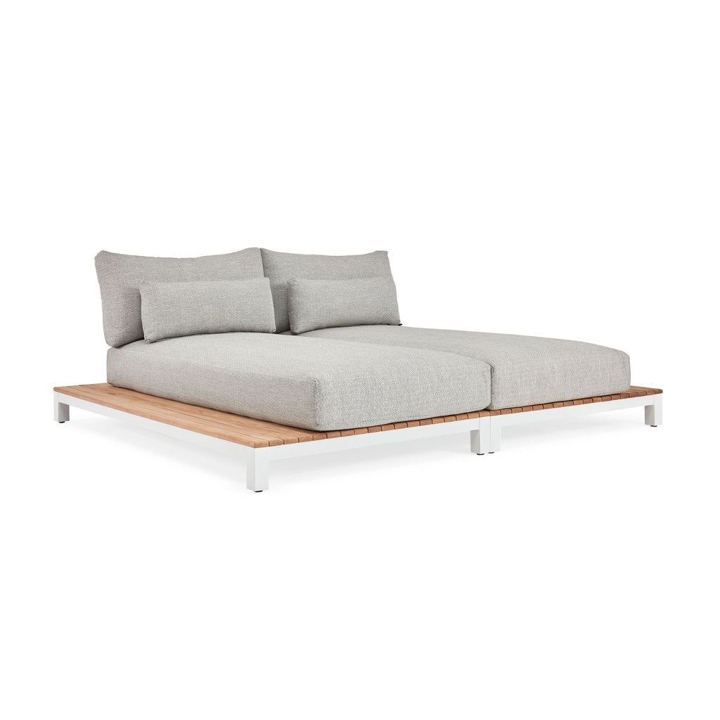 EVORA - Outdoor Daybed with White Aluminium - Suns | Milola