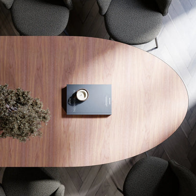 ECLIPSE Extendable Oval Dining Table in Walnut - Danform | Milola