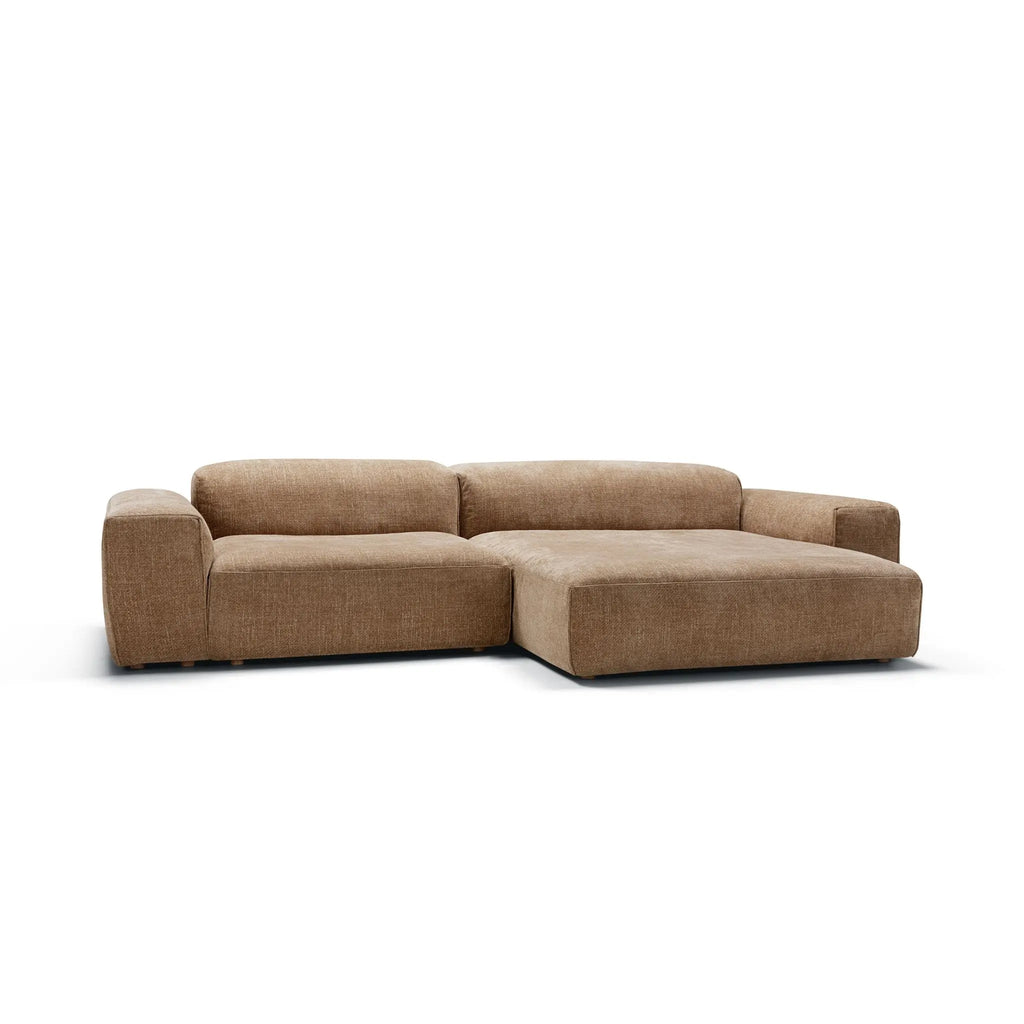 EDDA Corner Sofa - Contemporary Modular Sofa in Brown - SITS | Milola