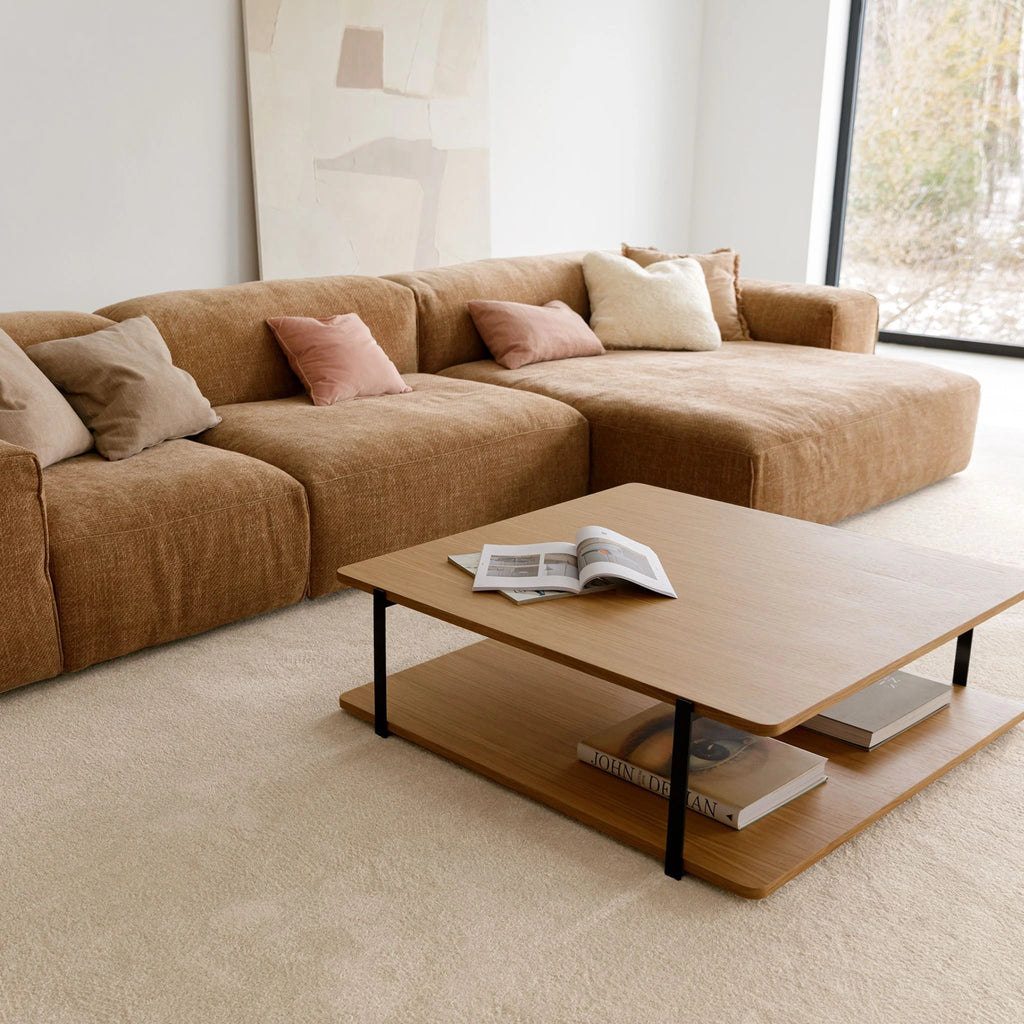 EDDA Corner Sofa - Contemporary Modular Sofa in Brown - SITS | Milola