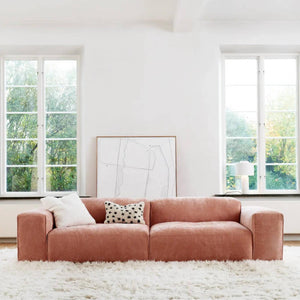 EDDA Sofa - Contemporary Modular Sofa in Dusty Pink - SITS | Milola