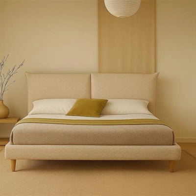 Eden H.20 Bed in Dark Blue - Bolzan | Milola