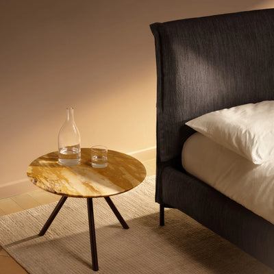 Eden Soft H.20 Bed in Taupe - Bizzotto | Milola