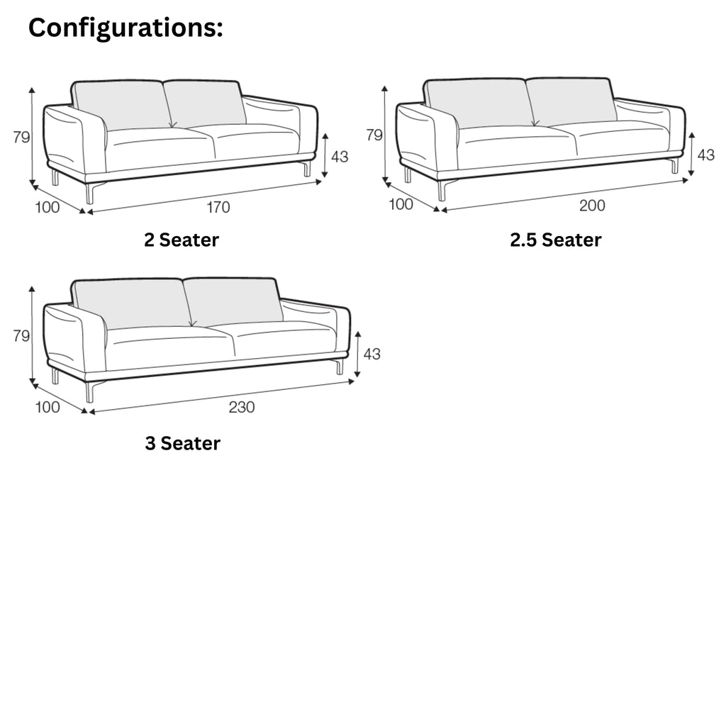 EDVIN Sofa Configuration - Sits | Milola