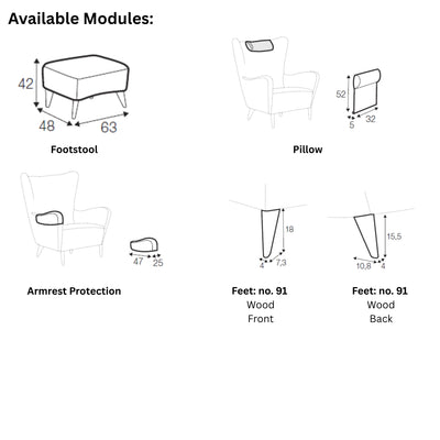ELSA Armchair Modules - Sits | Milola