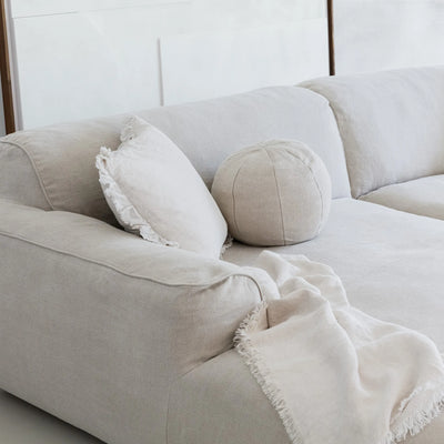 EMILY Corner Sofa in Natural - Sits | Milola