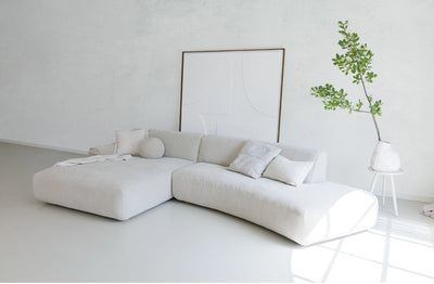 EMILY Corner Sofa in Natural - Sits | Milola