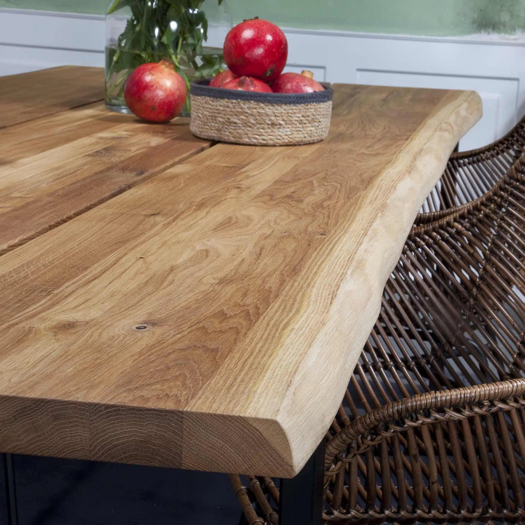 FOREST Solid Wood Dining Table - Steel U Legs - Nordic Design - Kristensen Kristensen | Milola