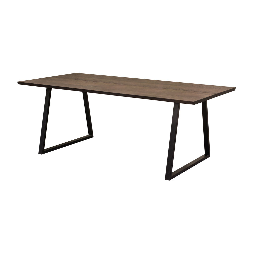 FOREST Solid Wood Dining Tables with Steel Trapez Legs - Nordic Design - Kristensen Kristensen | Milola