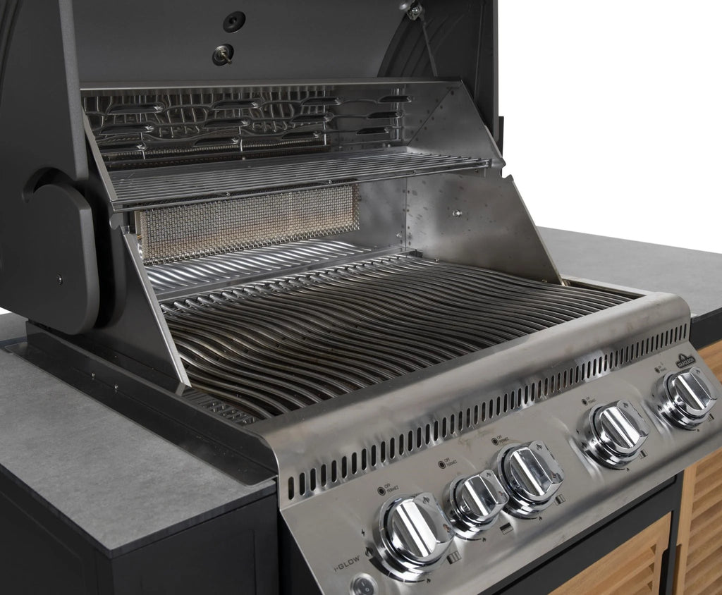 FORNAX - Outdoor Kitchen - in Black Aluminium - Grill Unit - Brafab | Milola