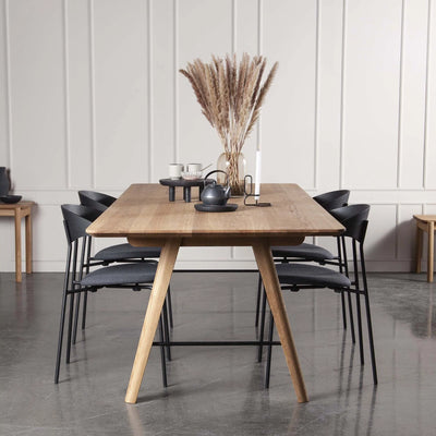 FRANKLIN Solid Wood Rectangular Dining Table - Nordic Design - Kristensen Kristensen | Milola 