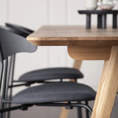 FRANKLIN Solid Wood Rectangular Dining Table - Nordic Design - Kristensen Kristensen | Milola 