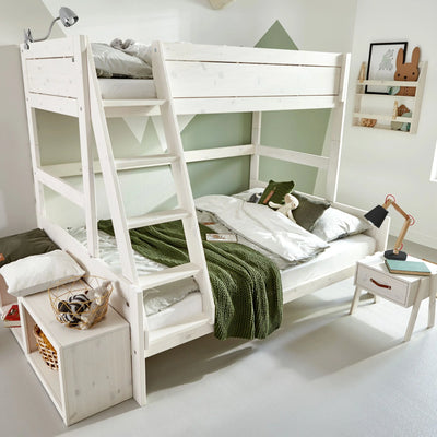 Family Bunk Bed in White - Kids Bedrooms - Lifetime Kidsrooms | Milola