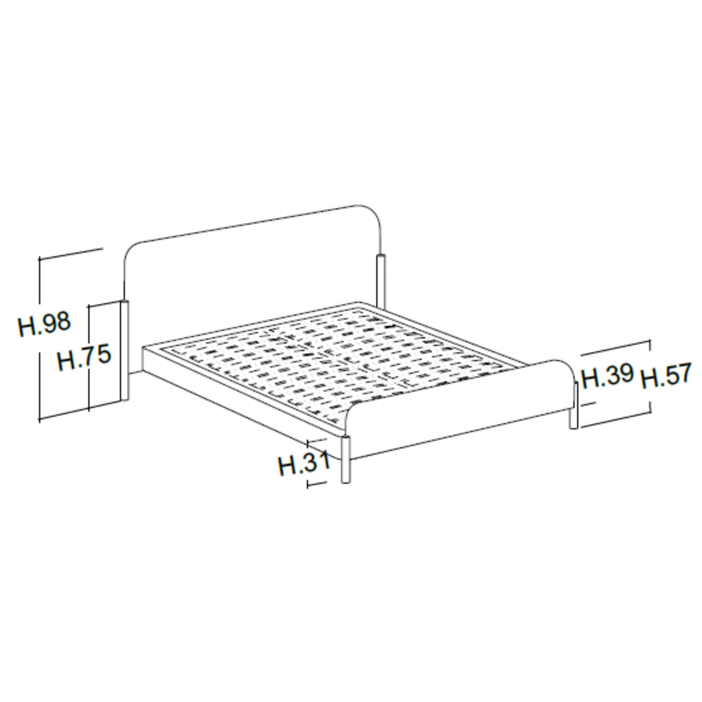 FLAG - Upholstered Bed - Elegant Italian Bed - Bolzan | Milola