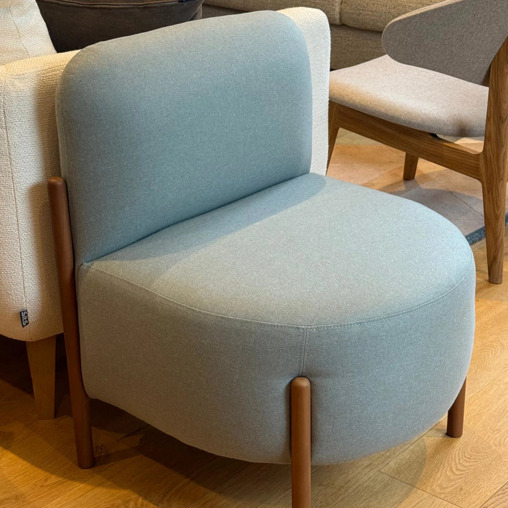 Bizzotto Flag Armchair in Light Blue