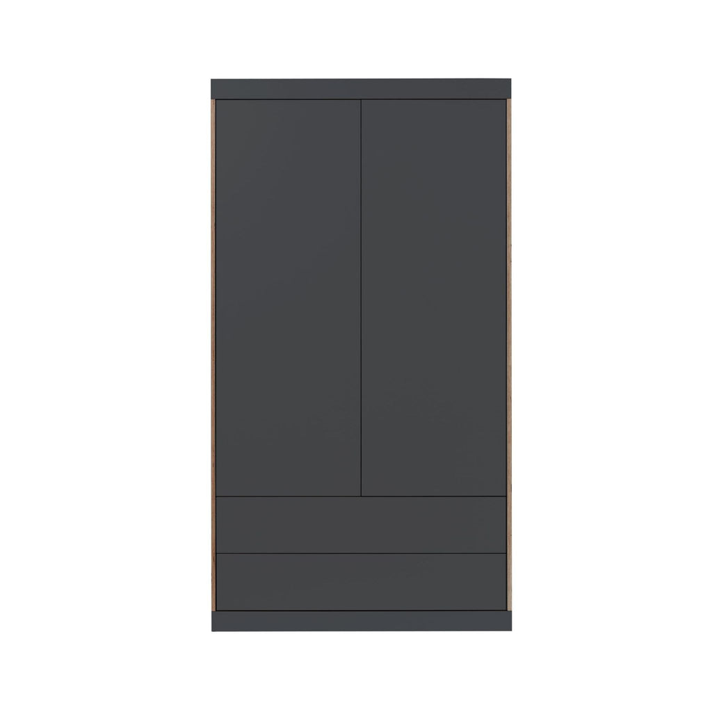 FLAI -  Double Wardrobe with External Drawers - Müller Small Living | Milola