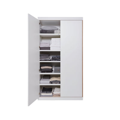 FLAI - Double Wooden Wardrobe - Minimalist Design - Muller Small Living | Milola