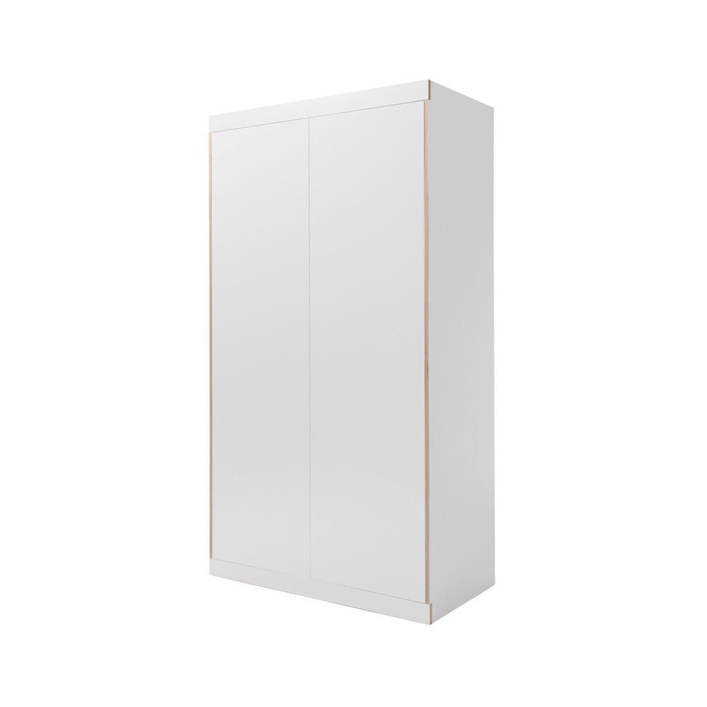 FLAI - Double Wooden Wardrobe - Minimalist Design - Muller Small Living | Milola