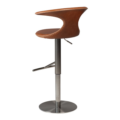 FLAIR Adjustable Bar Stool in Light Brown - Danform| Milola