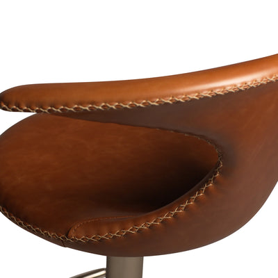 FLAIR Adjustable Bar Stool in Light Brown - Danform| Milola