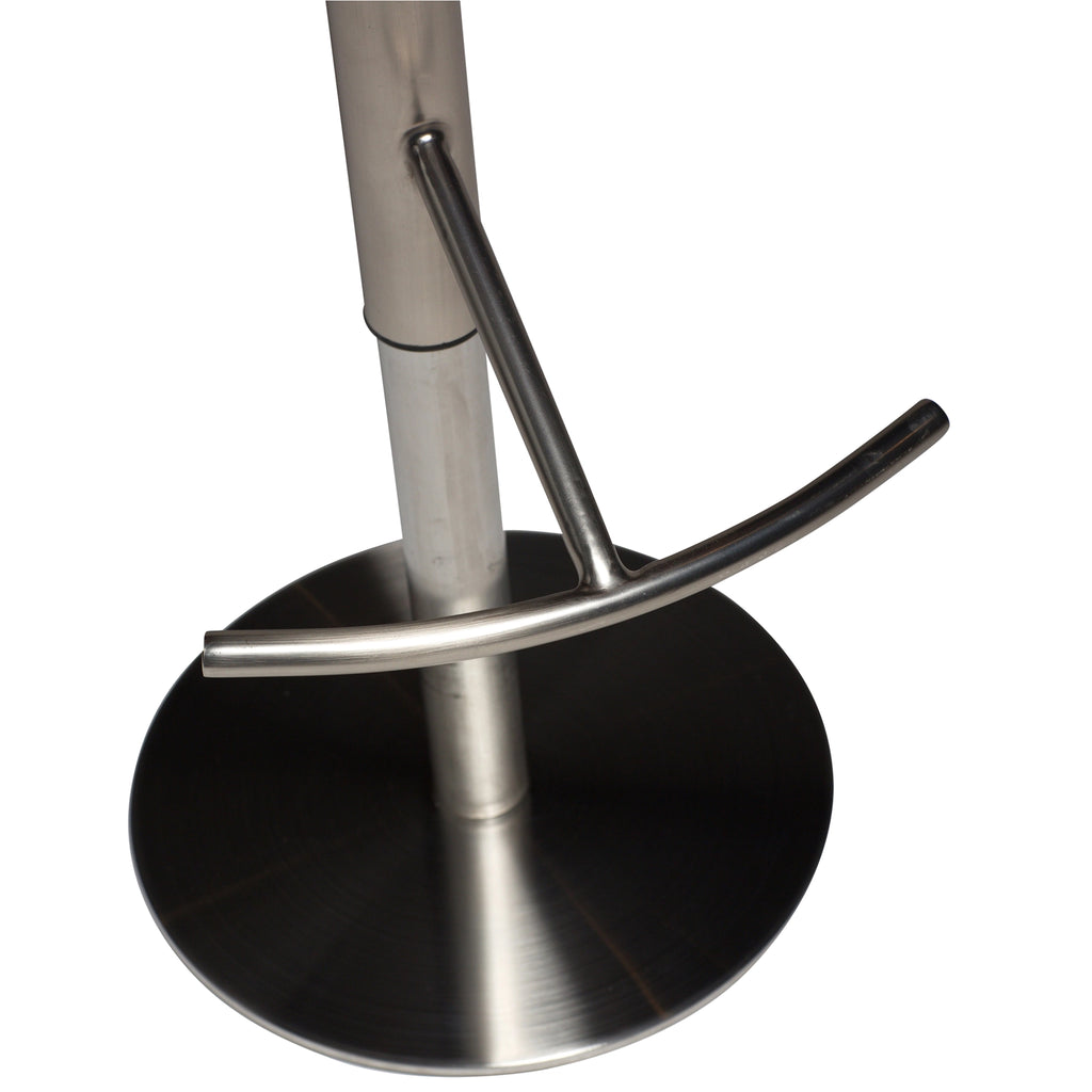 FLAIR Adjustable Bar Stool in Black Leather - Danform| Milola