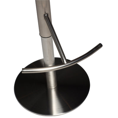 FLAIR Adjustable Bar Stool in Black Leather - Danform| Milola