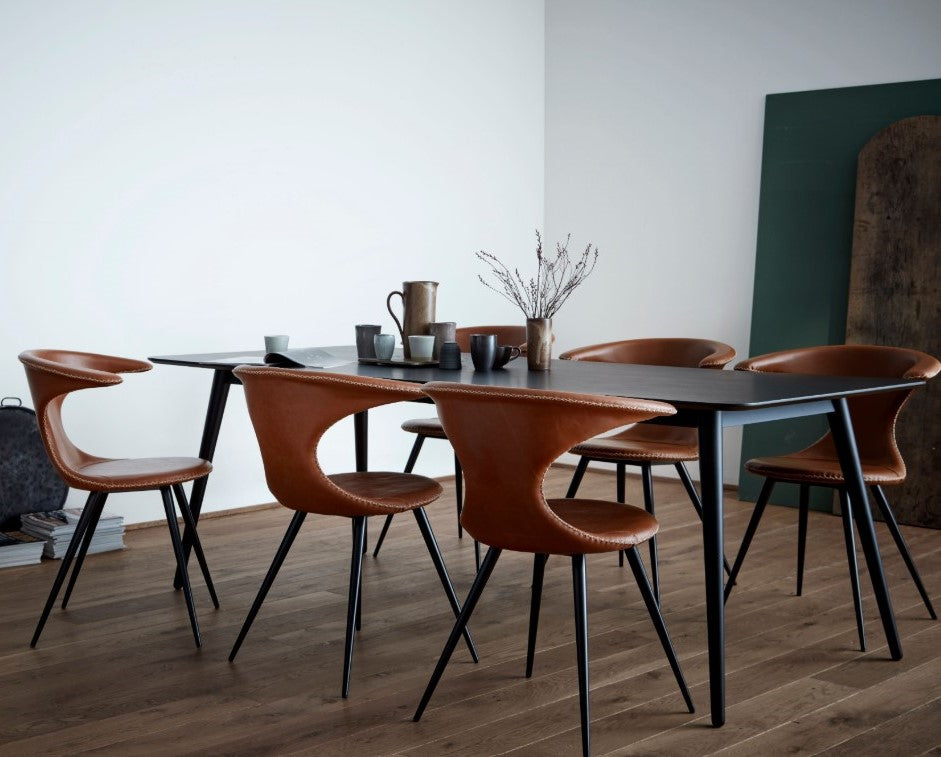 FLAIR-Dining Chair-Leather-Scandinavian Home-Danform | Milola