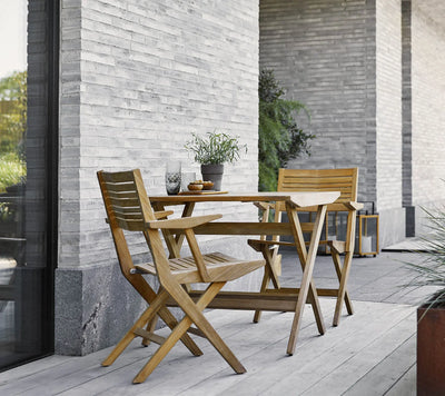 FLIP - Wooden Folding Outdoor Dining Chair - Teak - Cane-Line | Milola