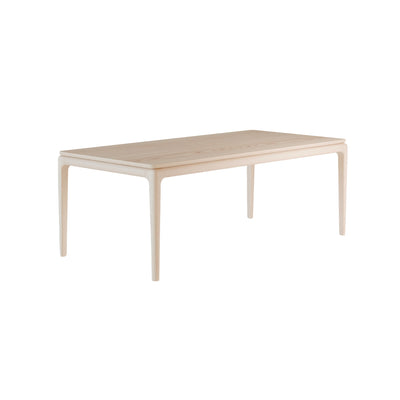 FLOATING Extendable Dining Table in White Oiled Oak - Kristensen | Milola