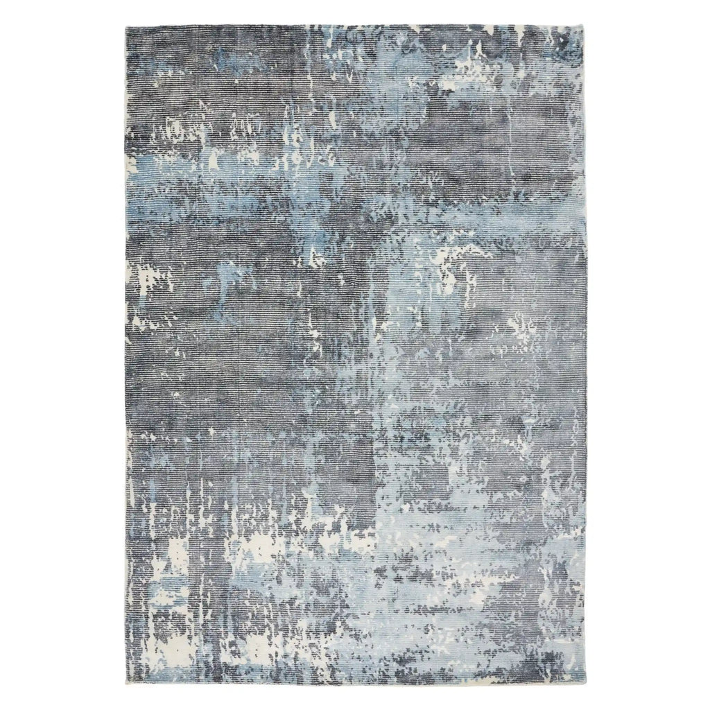 FULLER - Viscose & Wool - Elegant Rug in Ocean - Linie Design | Milola