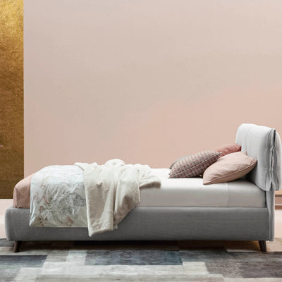 GISELLE H.25 Bed in Light Grey Eden Col 037 - Twils | Milola