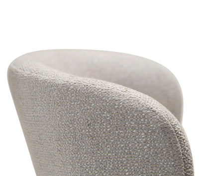 GLAM - Dining Chair - Pebble Cashmere Bouclé - Danform | Milola