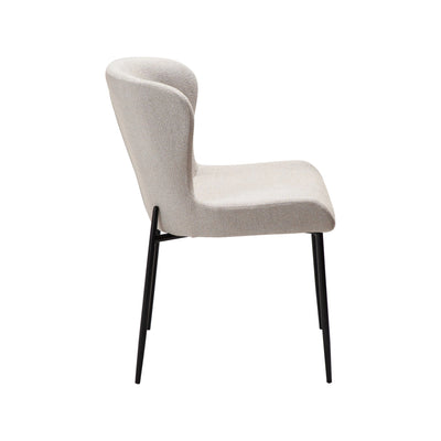 GLAM - Dining Chair - Pebble Cashmere Bouclé - Danform | Milola