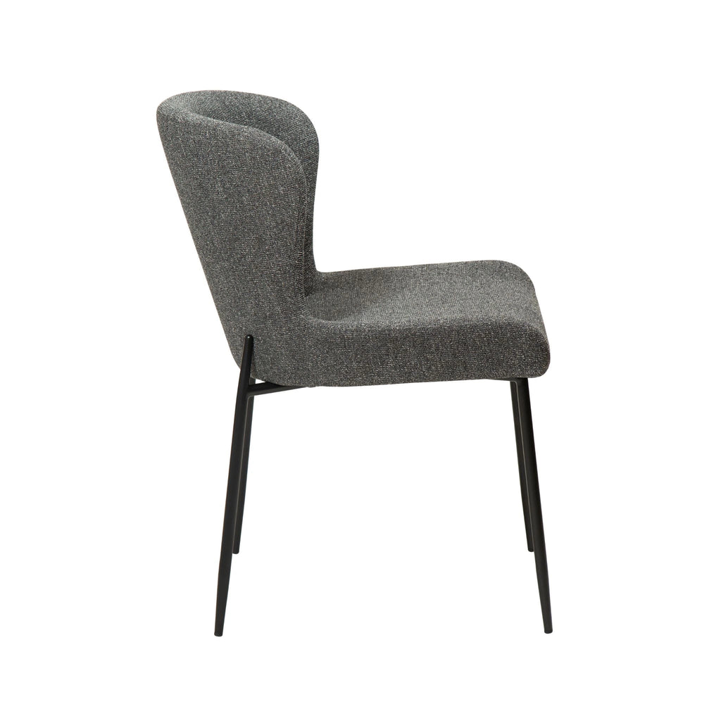 GLAM - Dining Chair - Pebble Grey Bouclé - Danform | Milola