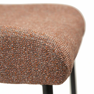 GLAM - Dining Chair - Pebble Red Bouclé - Danform | Milola