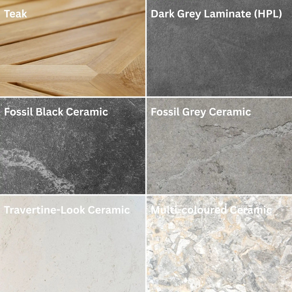 Glaze Outdoor Dining Table - Modern Outdoor Dining Table Colour Template - Cane-Line | Milola