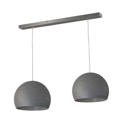 GLOBO-Ceiling-2Pendants- in Concrete | Milola