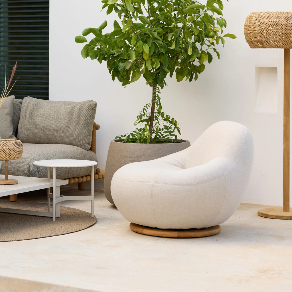 GEM Outdoor Lounge Chair in Sand - Cane-Line | Milola