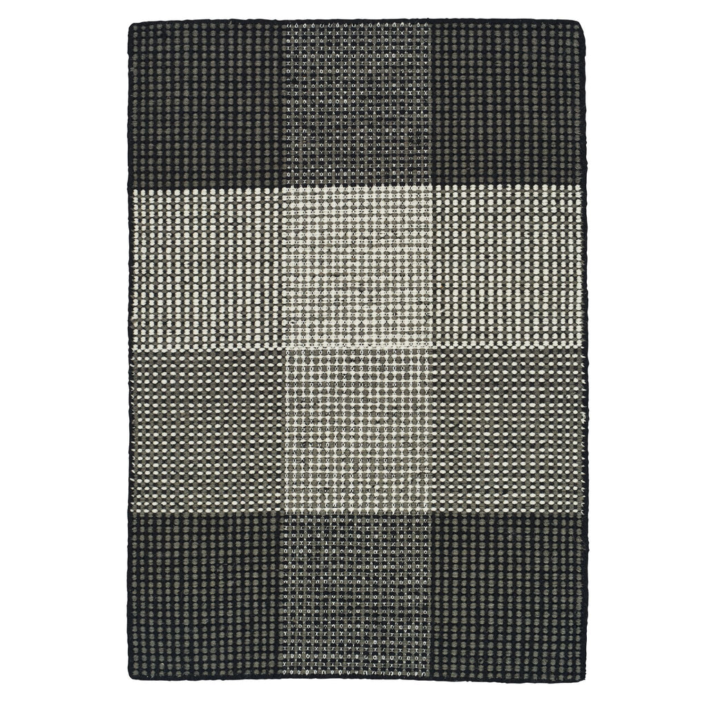 GENOVA CHECKERED Rug - Monochrome Design - Linie Design | Milola 
