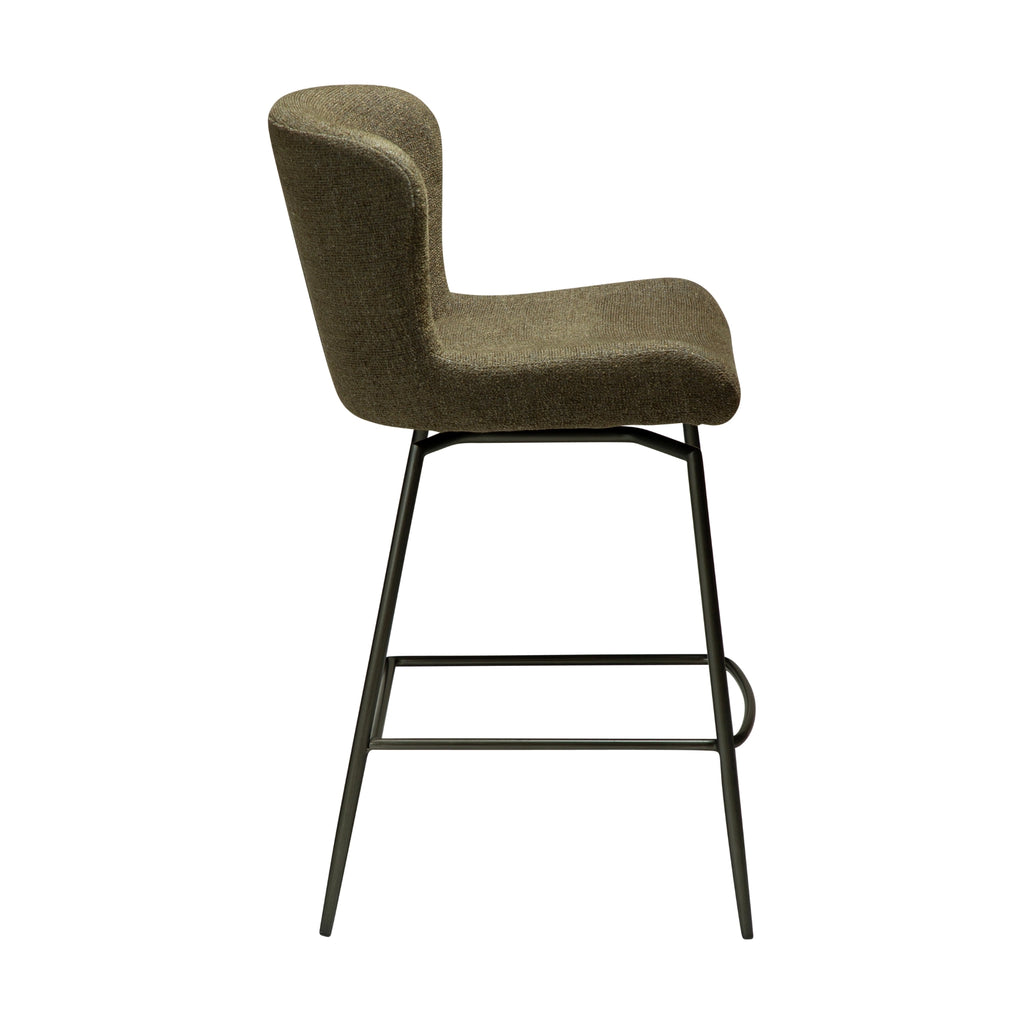 GLAM Counter Stool Swivel in Dark Olive - Danform | Milola