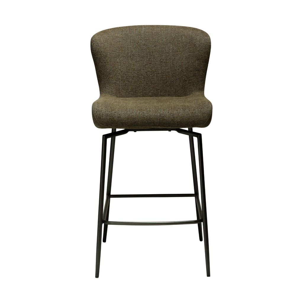 GLAM Counter Stool Swivel in Dark Olive - Danform | Milola