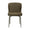 Dark Green bouclé (DARK OLIVE) with antique pewter swivel legs