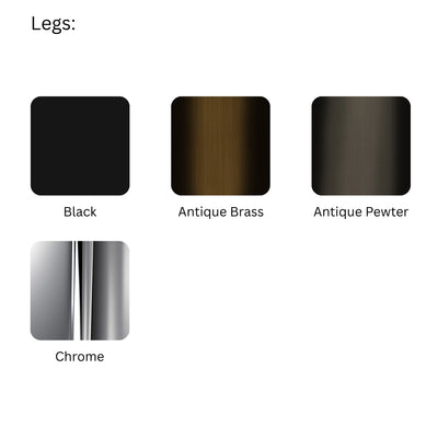 GLAM Swivel Chair Legs Material - Danform | Milola