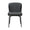 Grey bouclé (PEBBLE GREY) with black swivel legs