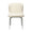 Beige bouclé (SIMPLE BEIGE) with chrome swivel legs