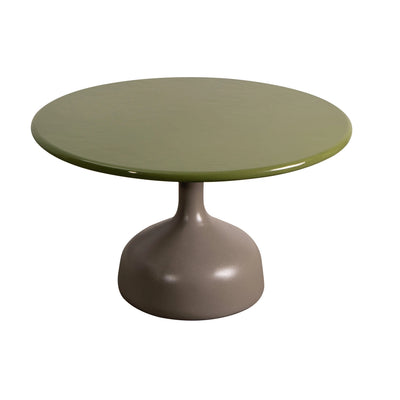 GLAZE - Outdoor Coffee Table - Stone/Aluminium Green and Taupe - Cane-Line | Milola